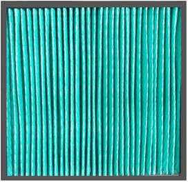 Filtro Merv 11-65% 24”x24”x4” Marco Cartón/Metal/Plástico Capacidad Alta