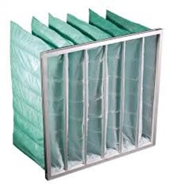 Filtro Multibolsa Merv 11-65% 24”x24”x21” Marco Metal Capacidad Máxima