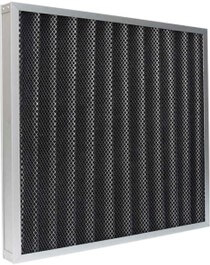 Prefiltro Carbón Activado 24”x24”x4” Marco Metal/Plástico – Plisado